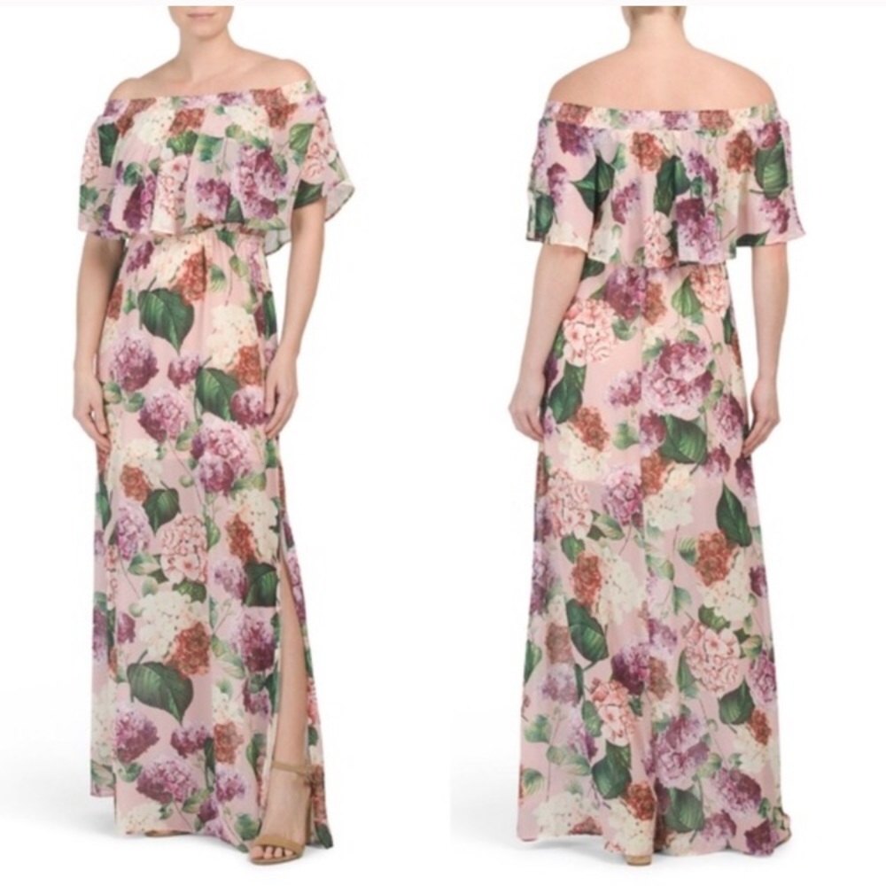 Show Me Mumu Brynlee Floral Off Shoulder Dress New With Tags